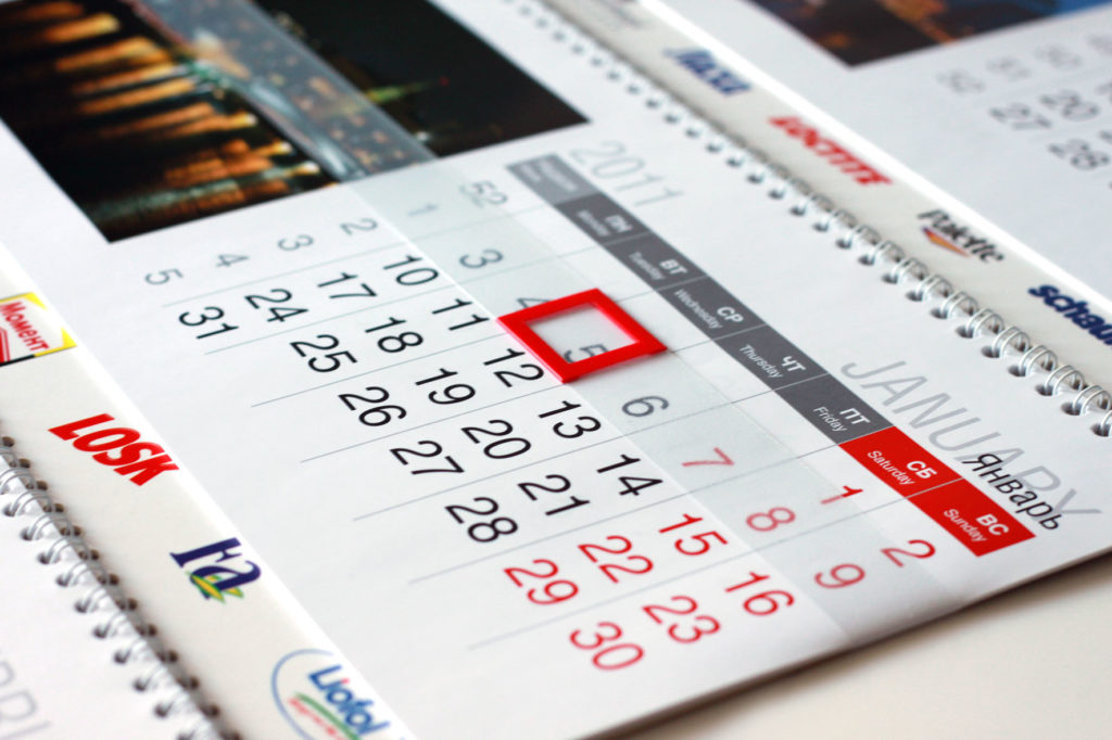 Печать календарей Киев